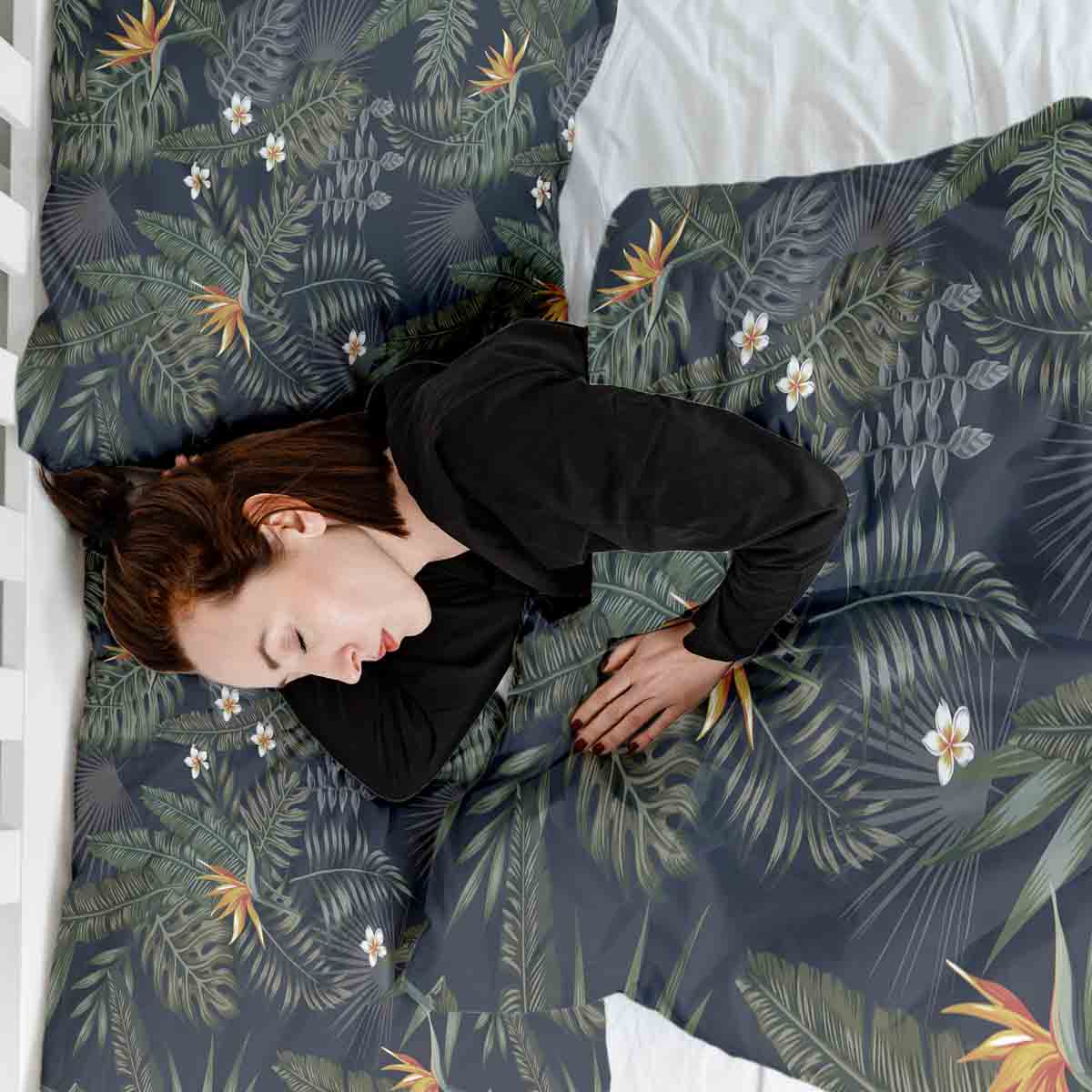 Original Therapiedecke - Baumwoll Bettwäsche Set Regenwald