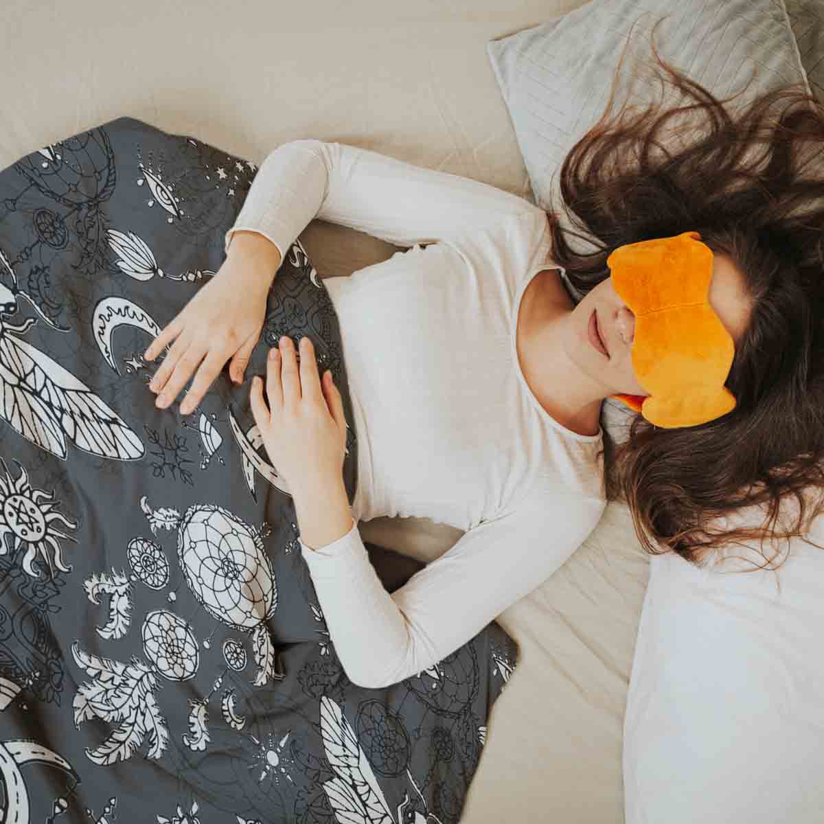 Original Therapiedecke - Baumwoll Bettwäsche Set Grusel Libelle