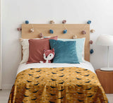 Original Therapiedecke - Baumwollbezug Orange mit Potter's Besen