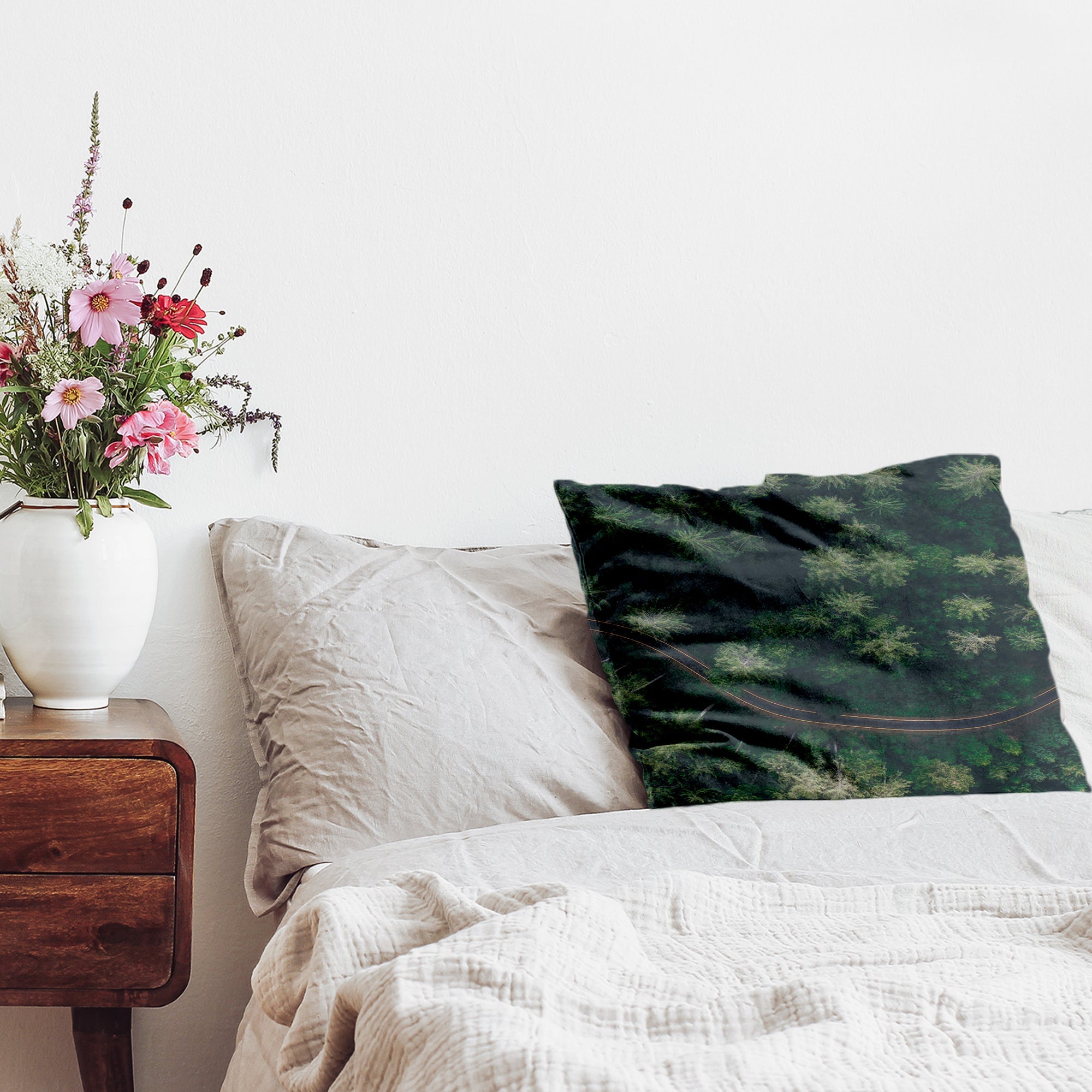 Gesundheitskissen Straße im Wald