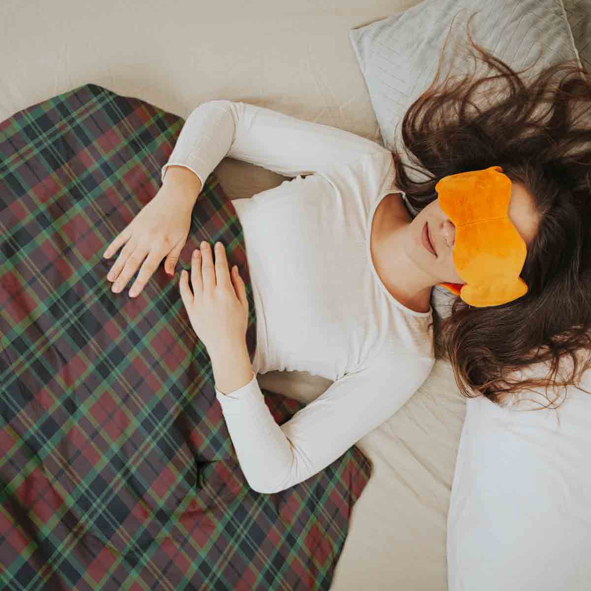 Original Therapiedecke - Baumwollbezug weihnachtliches Karo