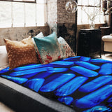 Original Therapiedecke - Baumwollbezug Blau Tabletten