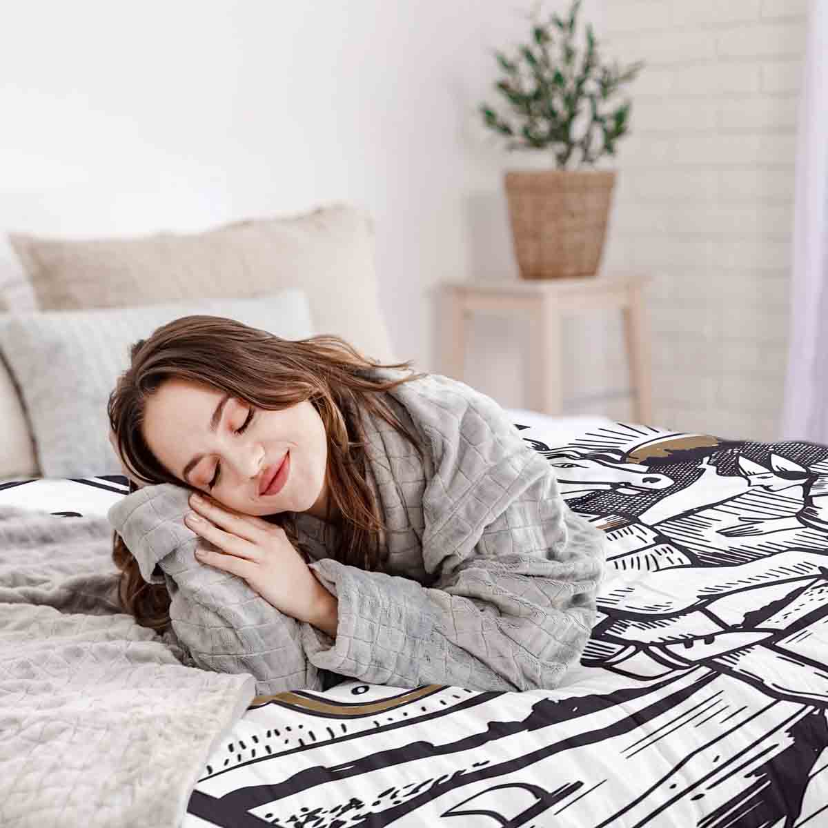 Original Therapiedecke - Baumwoll Bettwäsche Set Ritterschlag