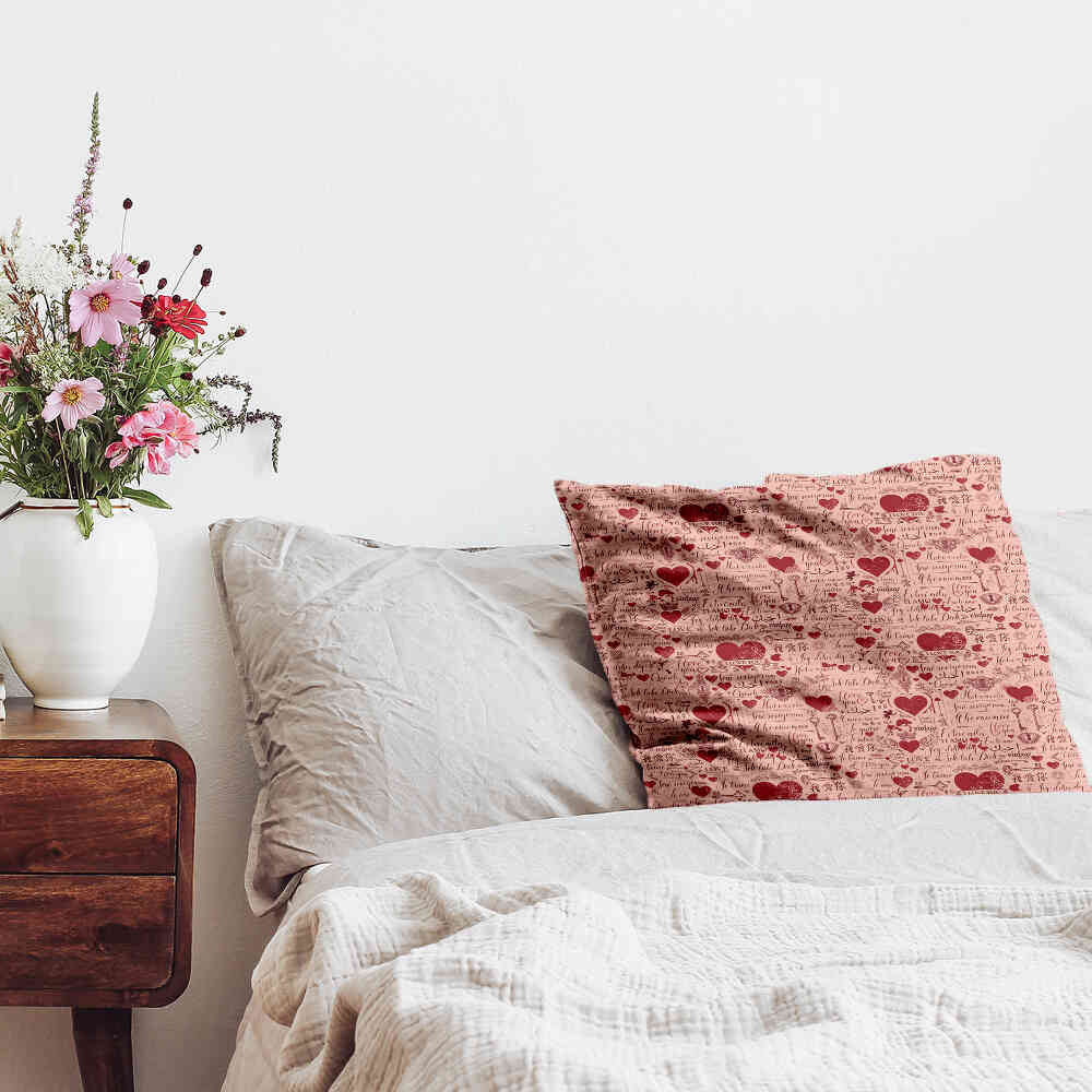 Gesundheitskissen Rosa Ich liebe Dich