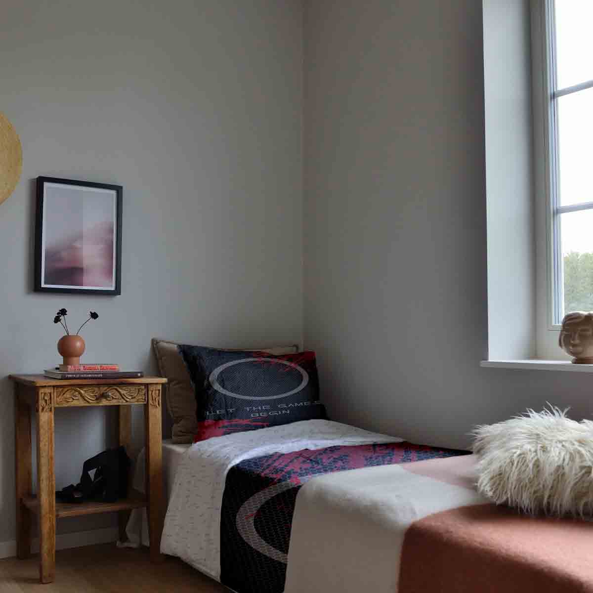 Original Therapiedecke - Baumwollbezug Spielbeginn