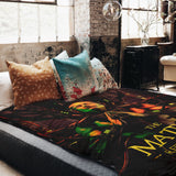 Original Therapiedecke - Baumwollbezug Braun Matrix