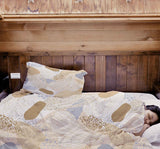 Original Therapiedecke - Baumwollbezug Seeanemone gold