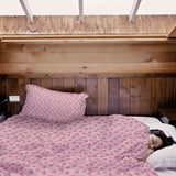 Original Therapiedecke - Baumwollbezug Rosa rote Herzen