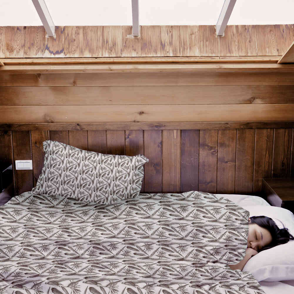 Original Therapiedecke - Baumwollbezug Weiß mit Mais