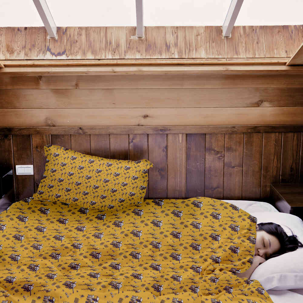 Original Therapiedecke - Baumwoll Bettwäsche Set Ernte