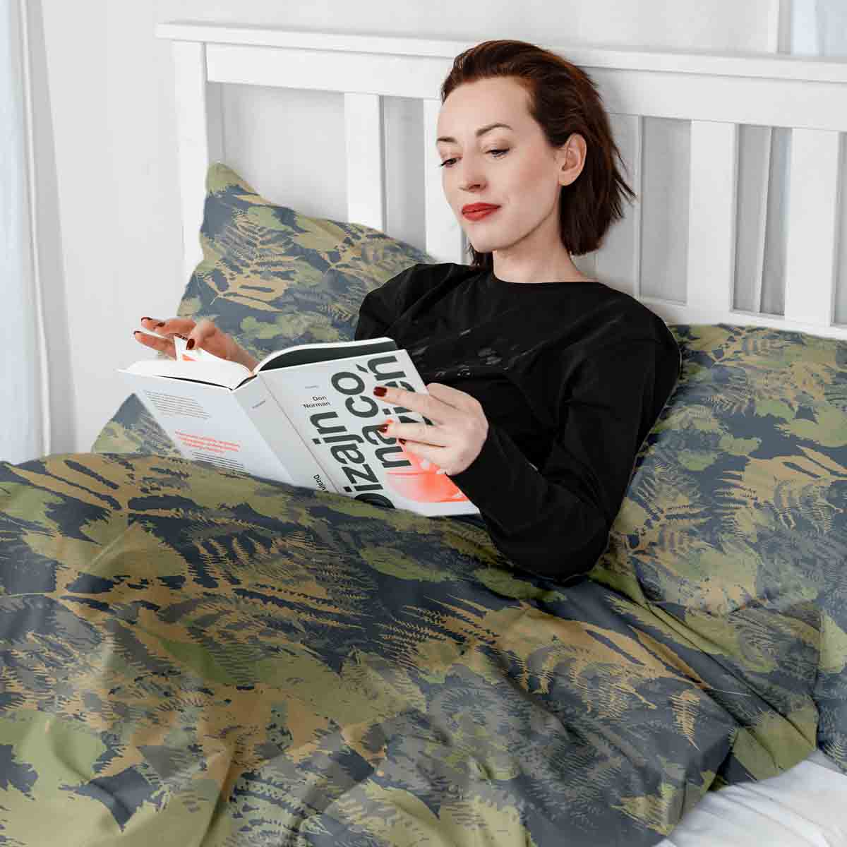 Original Therapiedecke - Baumwoll Bettwäsche Set Wald