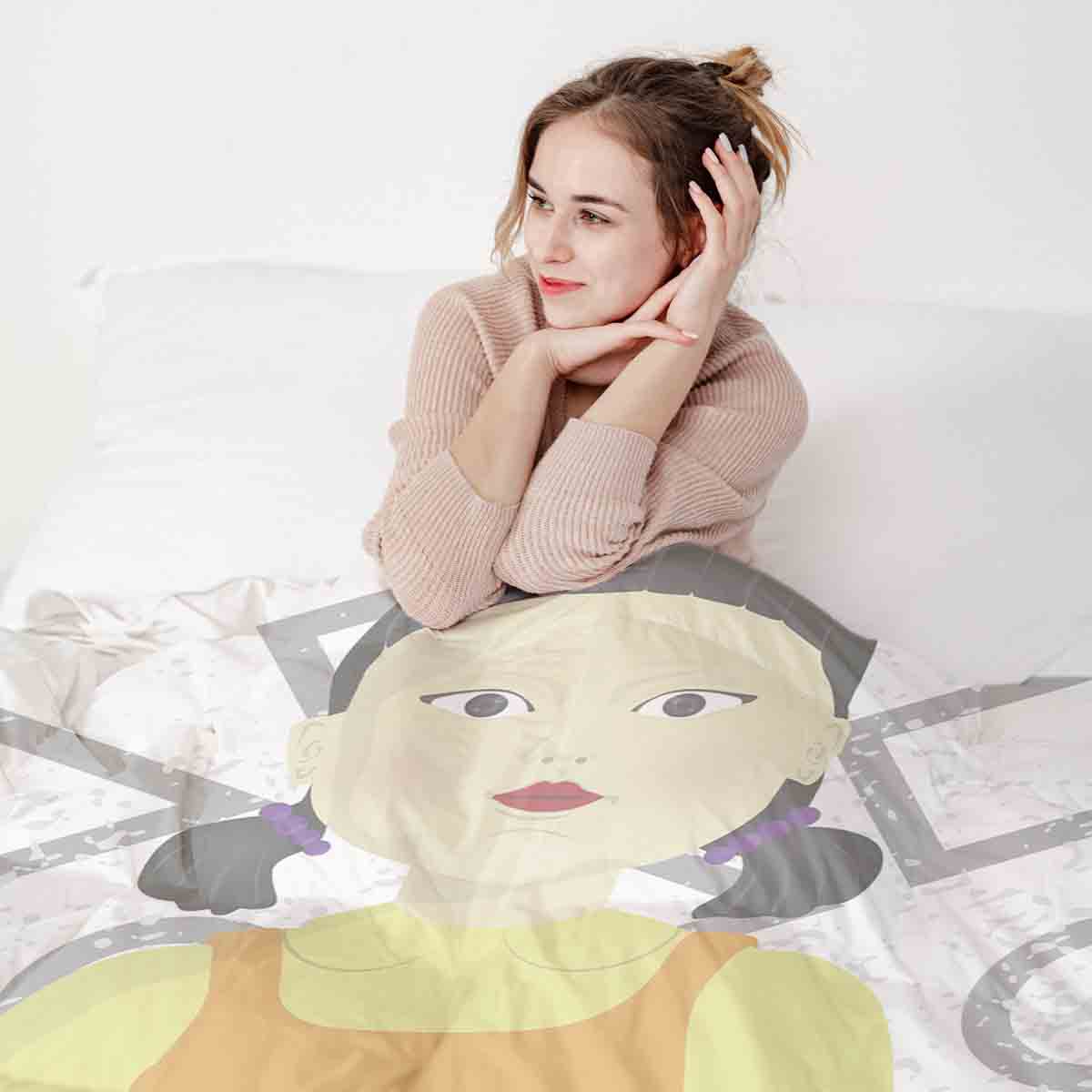 Original Therapiedecke - Baumwoll Bettwäsche Set Red Light, green Light