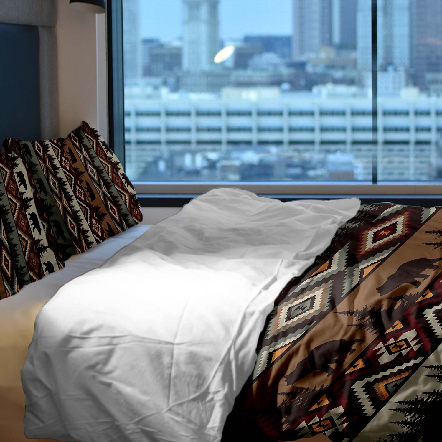 Original Therapiedecke - Baumwoll Bettwäsche Set Braun Norwegen