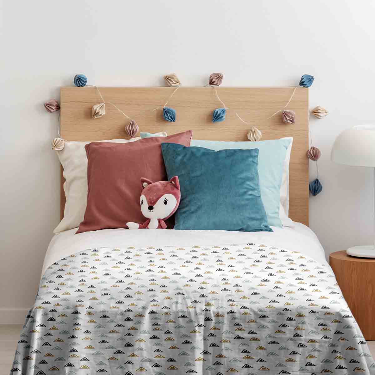 Original Therapiedecke - Baumwoll Bettwäsche Set mit kleinen Dreiecken