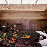 Original Therapiedecke - Baumwollbezug Braun Matrix