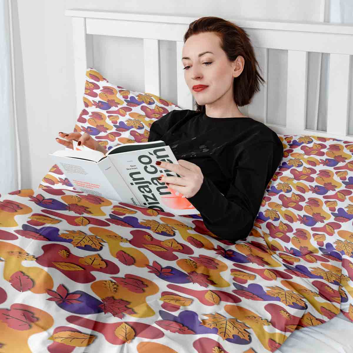 Original Therapiedecke - Baumwoll Bettwäsche Set bunte Kleckse