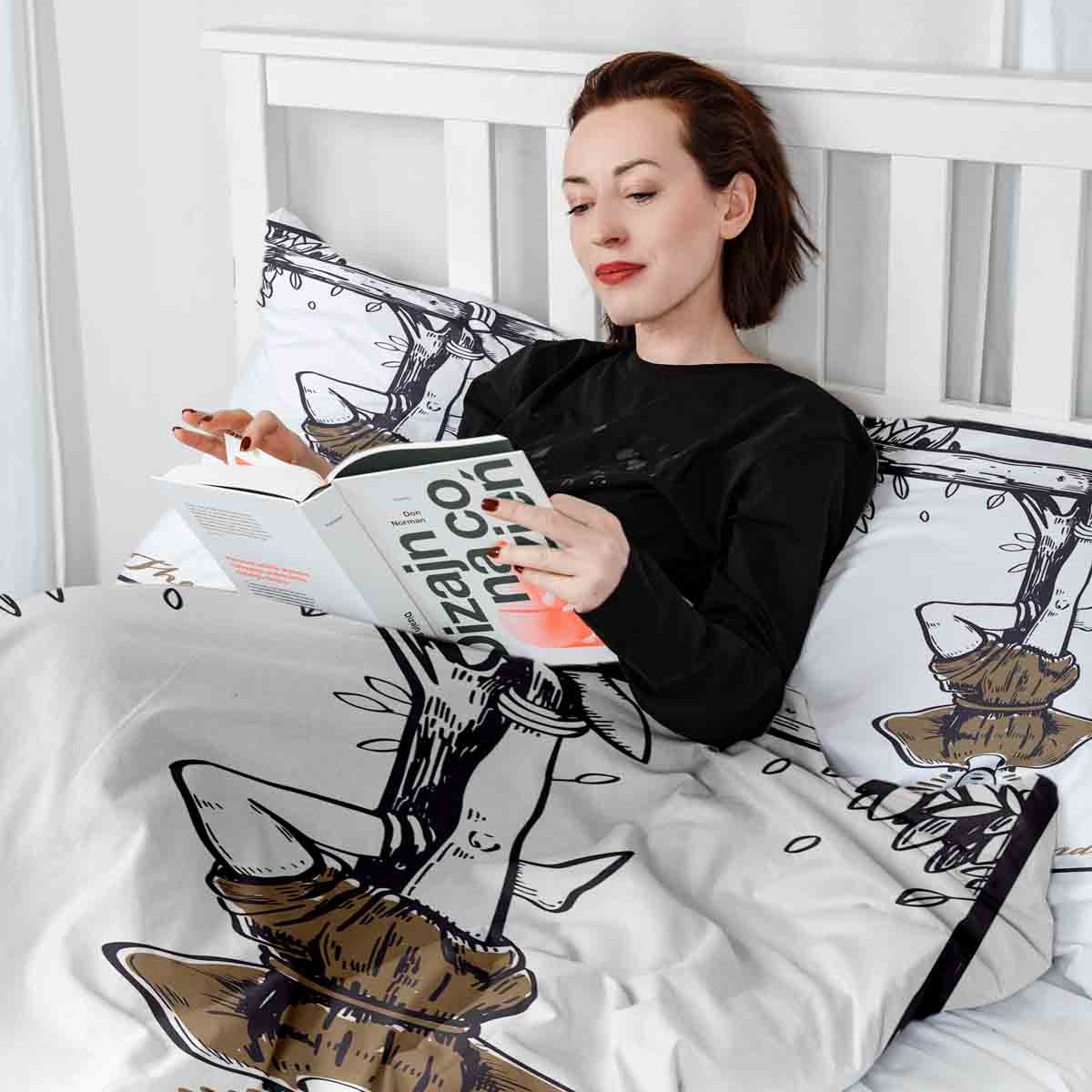 Original Therapiedecke - Baumwoll Bettwäsche Set The Hanged Man