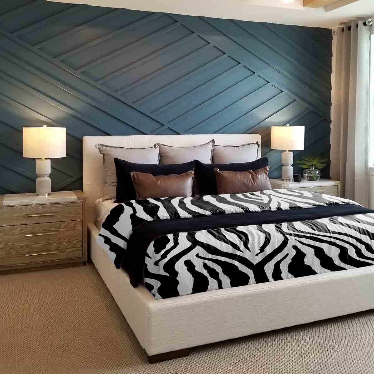 Original Therapiedecke - Baumwoll Bettwäsche Set Zebra Print