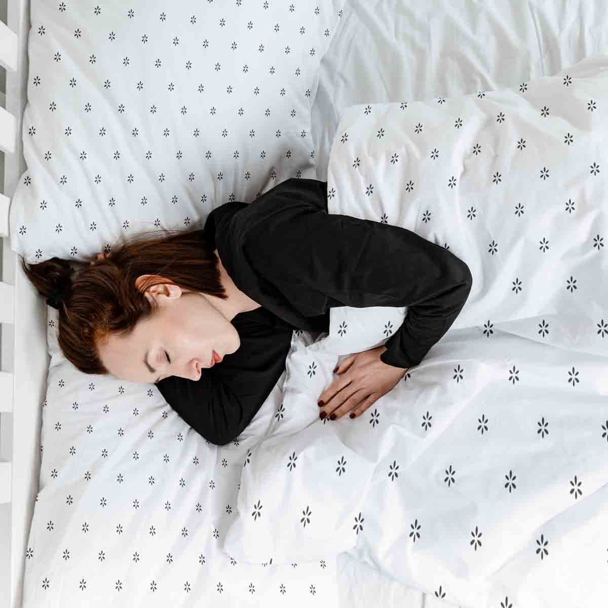 Original Therapiedecke - Baumwoll Bettwäsche Set Weiß Gänseblümchen