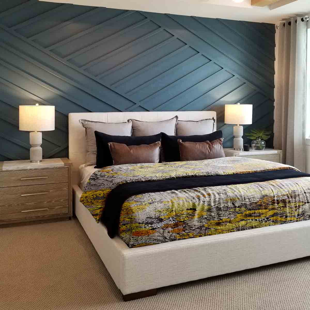 Original Therapiedecke - Baumwoll Bettwäsche Set gelbe Blumen