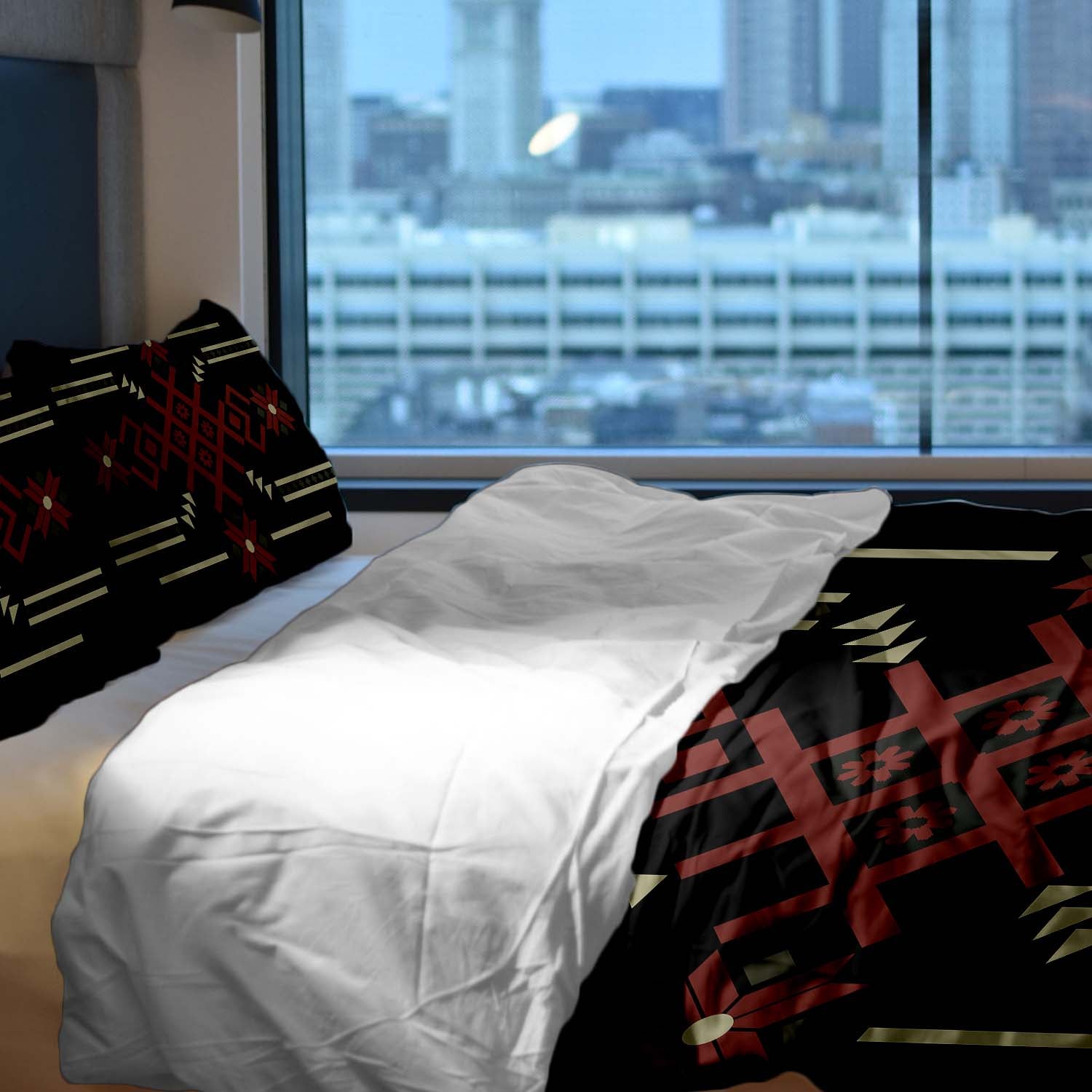 Original Therapiedecke - Baumwoll Bettwäsche Set mit großer Schneeflocke