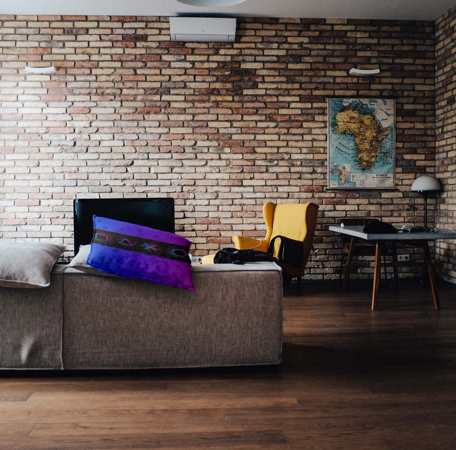 Gesundheitskissen Lila mit Formen