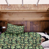 Original Therapiedecke - Baumwollbezug Grüne Avocados
