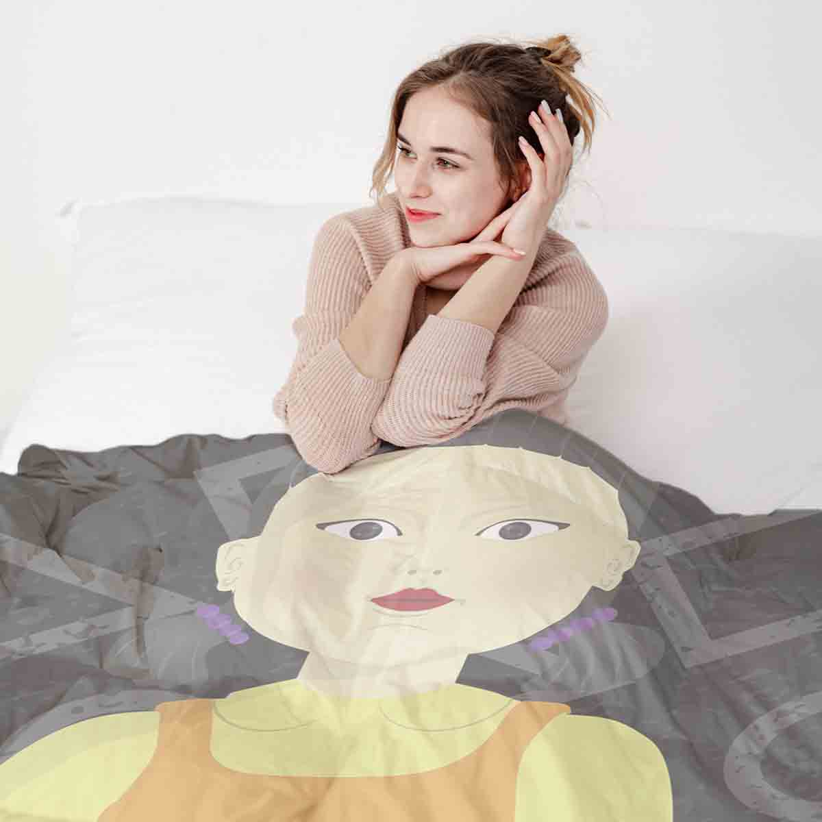 Original Therapiedecke - Baumwoll Bettwäsche Set Rotes Licht, grünes Licht