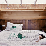 Original Therapiedecke - Baumwollbezug Weiß Matrix