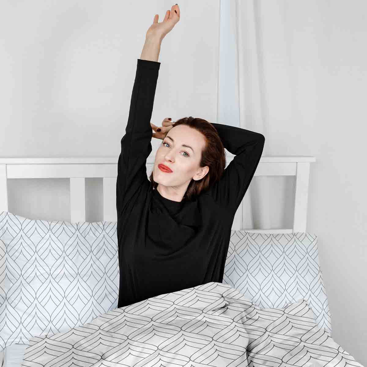 Original Therapiedecke - Baumwollbezug Weiß mit 3D Formen