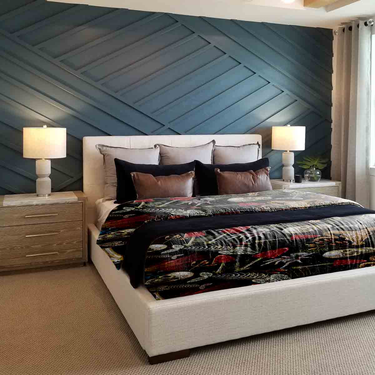 Original Therapiedecke - Baumwoll Bettwäsche Set Halloween Skelett