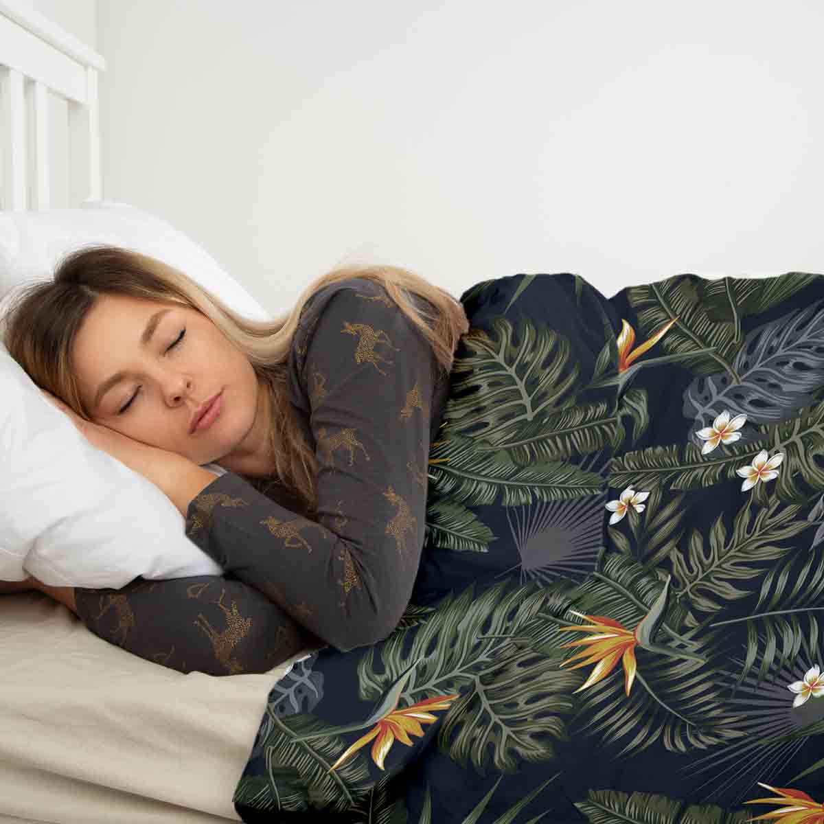 Original Therapiedecke - Baumwollbezug Regenwald