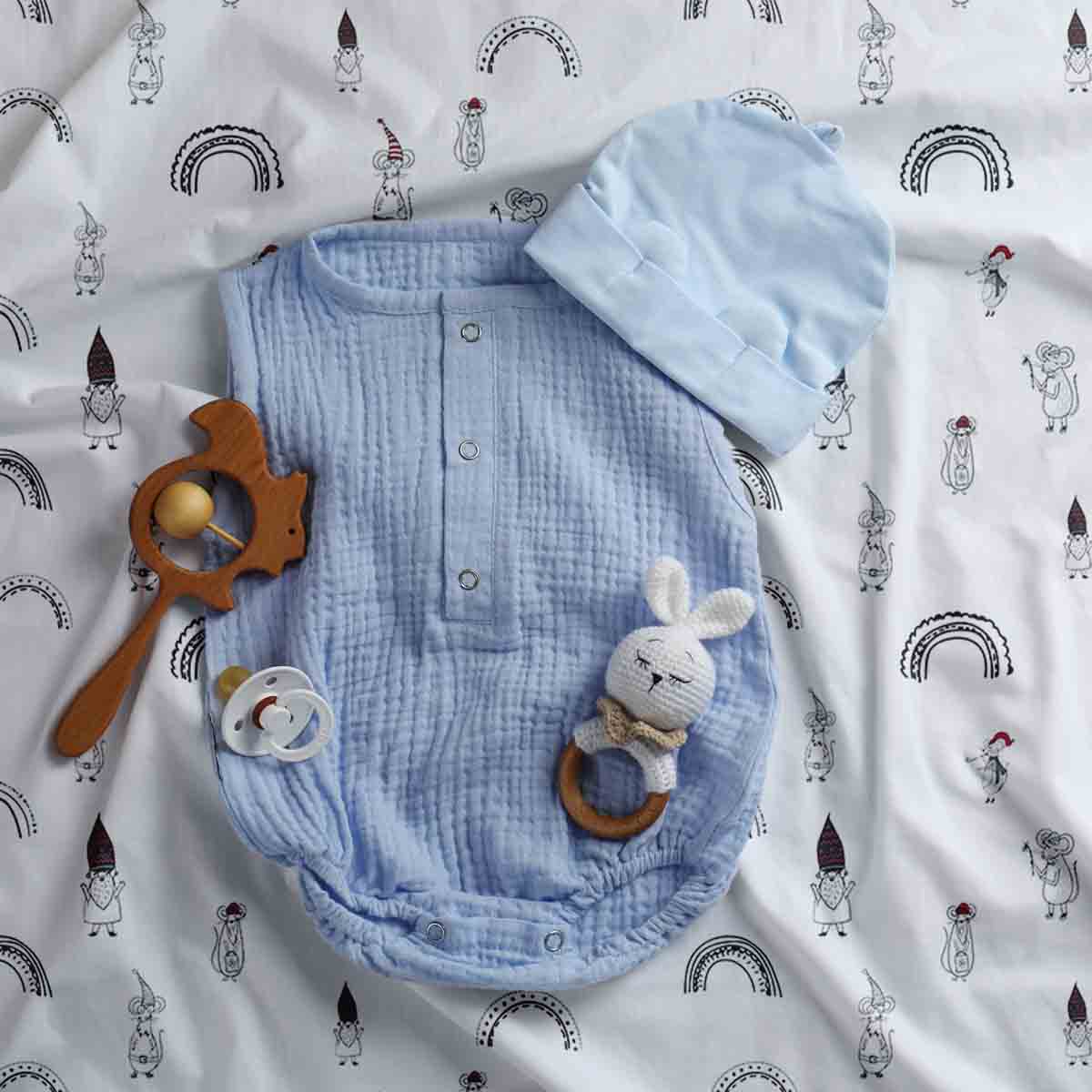 Original Therapiedecke - Baumwoll Bettwäsche Set mit Mäusen