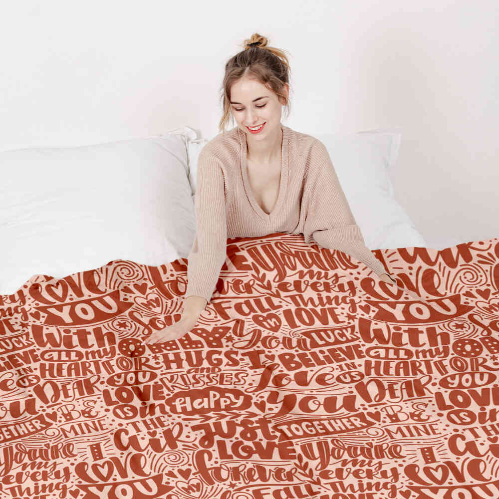 Original Therapiedecke - Baumwoll Bettwäsche Set Be Mine