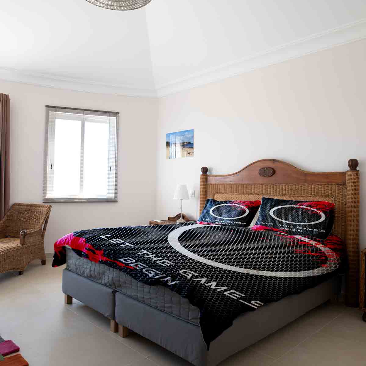 Original Therapiedecke - Baumwollbezug Spielbeginn