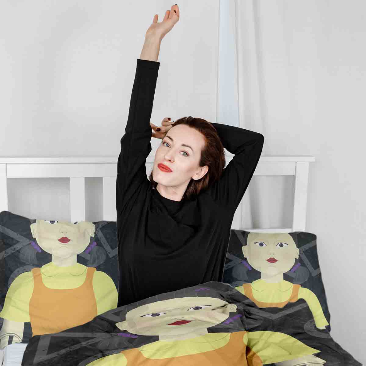 Original Therapiedecke - Baumwoll Bettwäsche Set Rotes Licht, grünes Licht