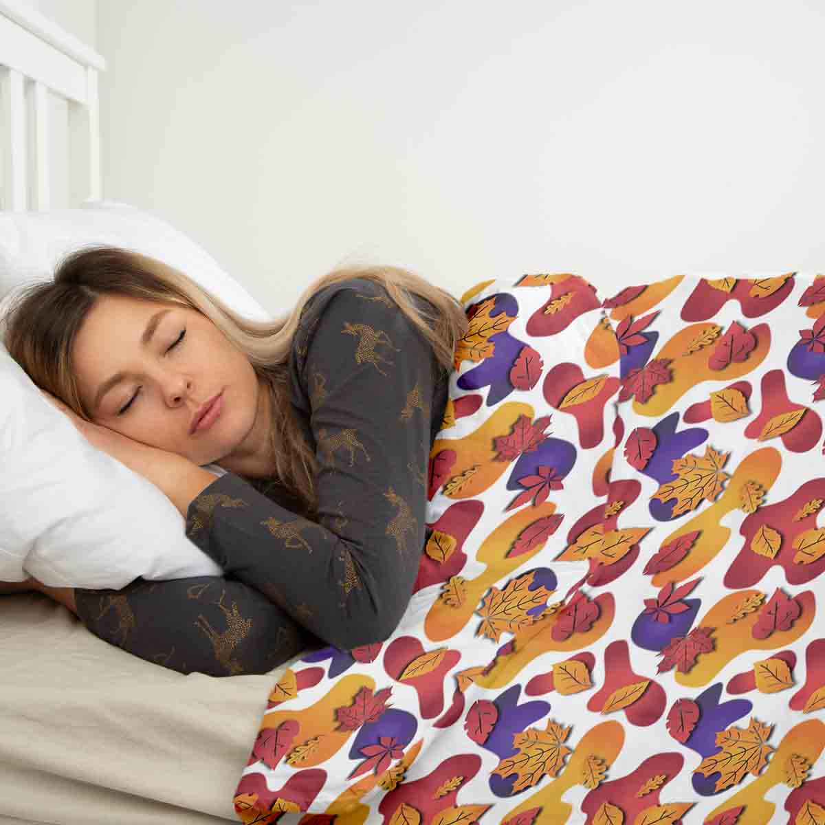 Original Therapiedecke - Baumwoll Bettwäsche Set bunte Kleckse