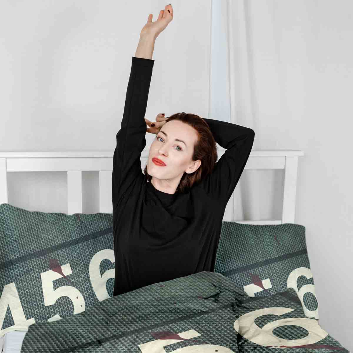 Original Therapiedecke - Baumwoll Bettwäsche Set Grün 456