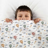 Original Therapiedecke - Baumwollbezug Heißluftballon