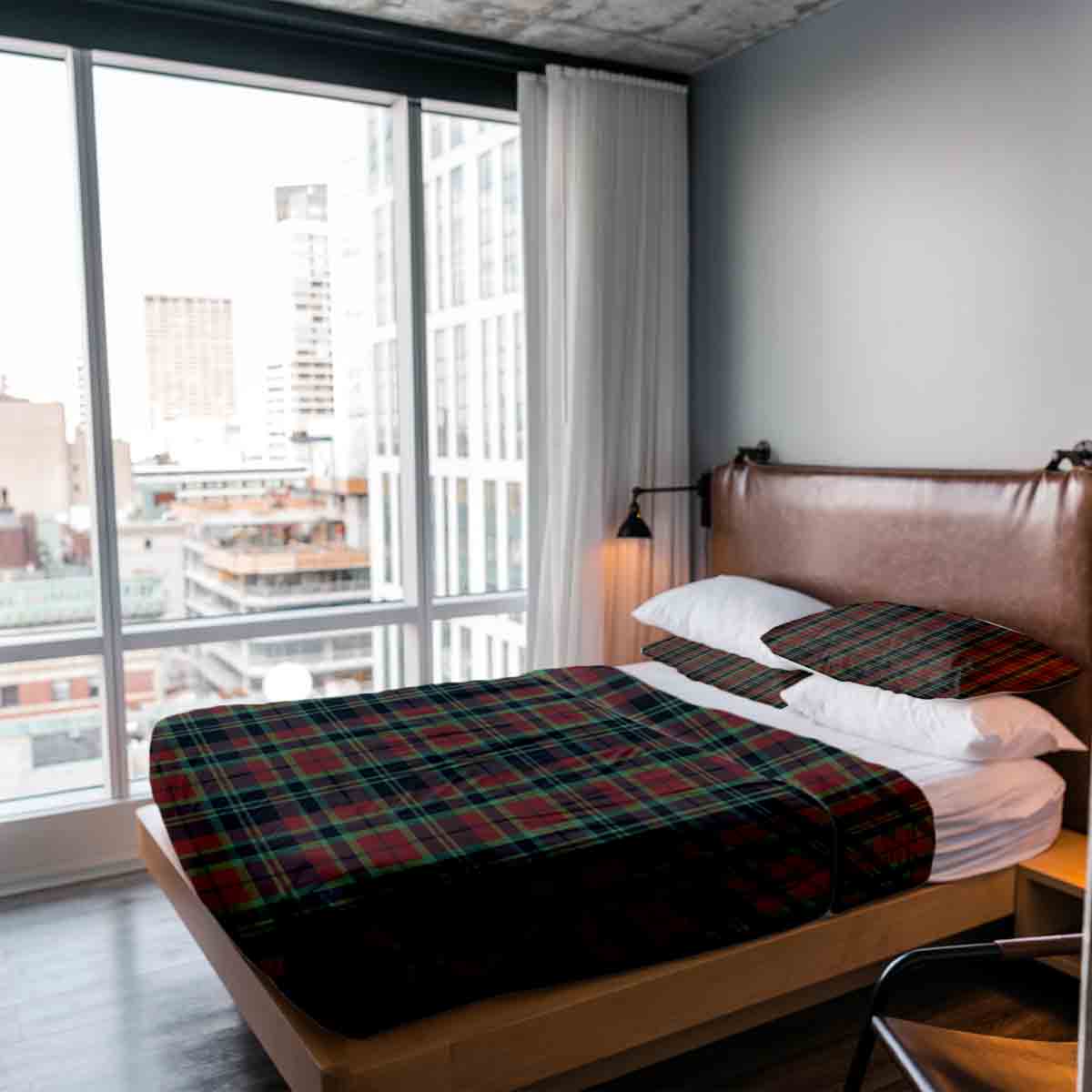 Original Therapiedecke - Baumwollbezug weihnachtliches Karo