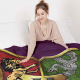 Original Therapiedecke - Baumwollbezug Hogwartshäuser