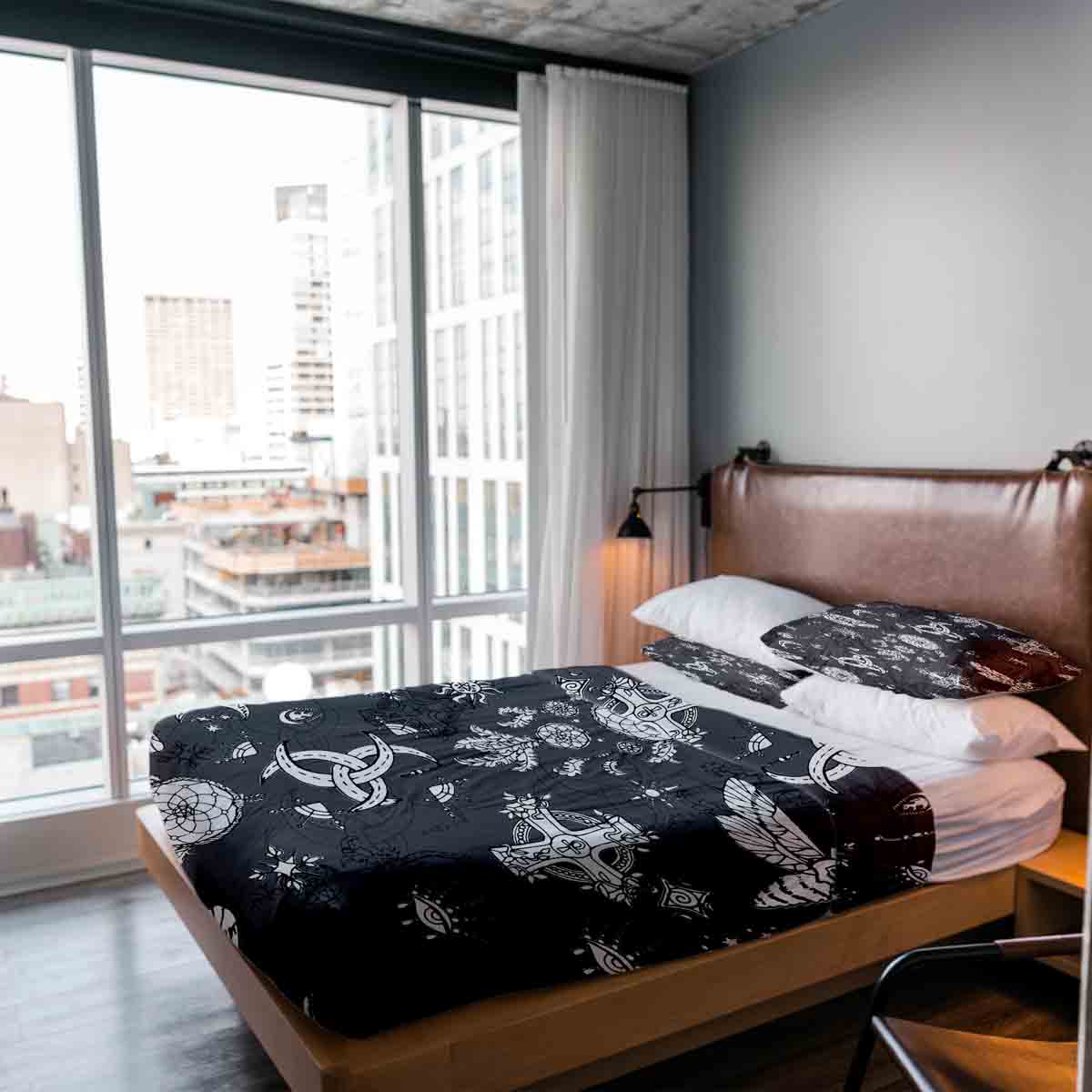 Original Therapiedecke - Baumwoll Bettwäsche Set Grusel Libelle