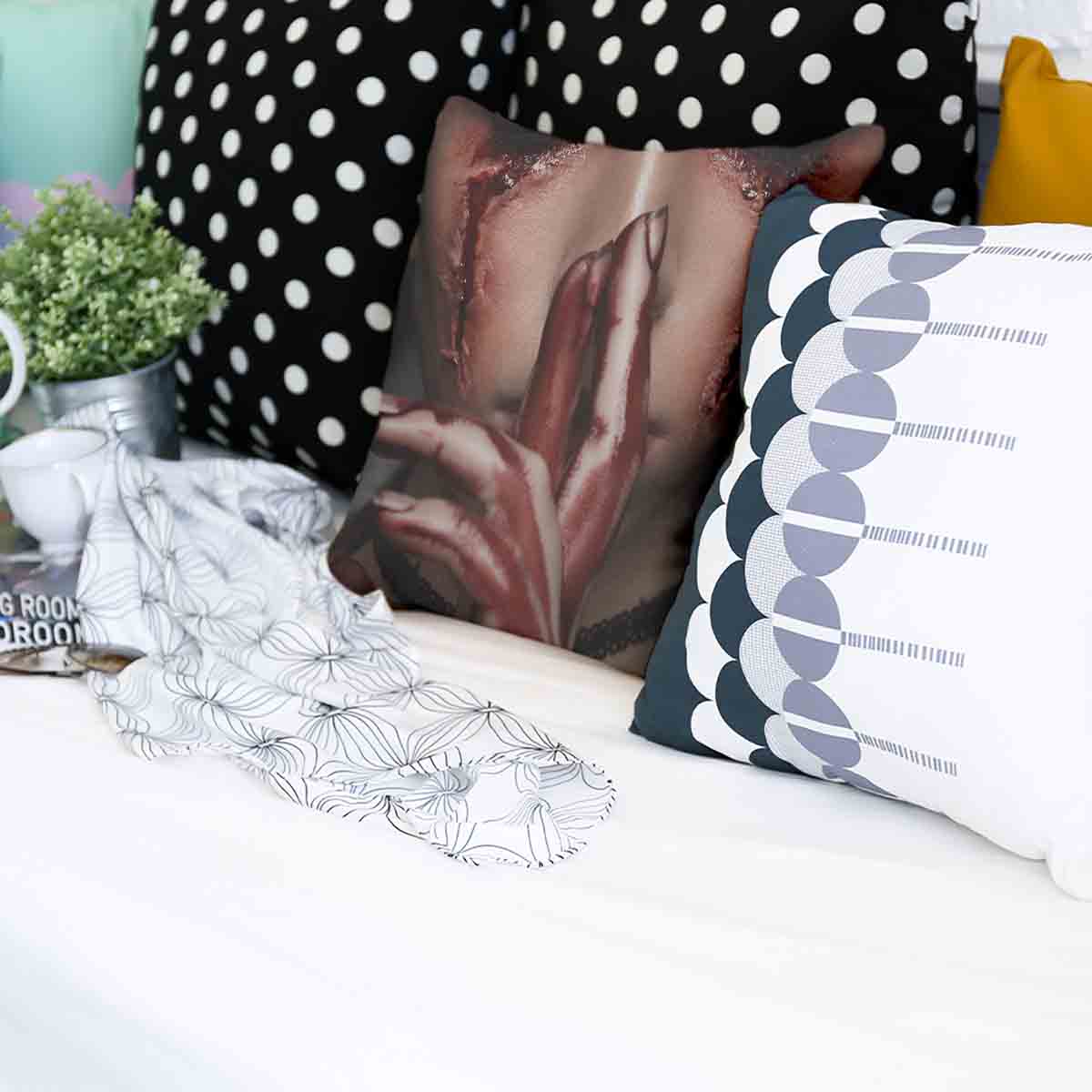 Gesundheitskissen Halloween Gesicht