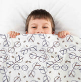Original Therapiedecke - Baumwollbezug mit Harry's Brille