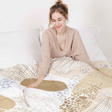 Original Therapiedecke - Baumwollbezug Seeanemone gold