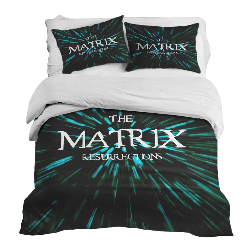 Therapiedecken Bettwäschen Set Mit The Matrix Schriftzug