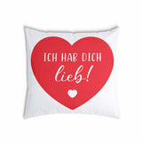 Gesundheitskissen Herz Ich hab dich Lieb