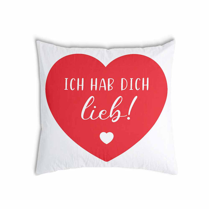 Gesundheitskissen Herz Ich hab dich Lieb