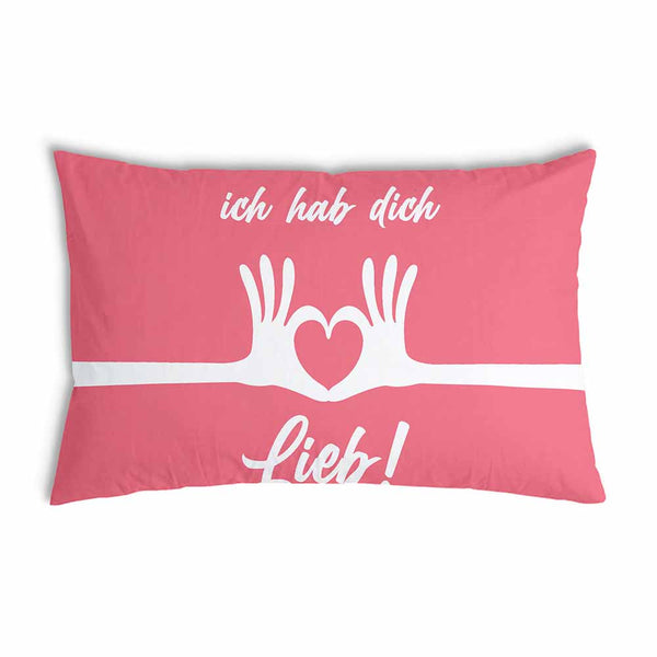 Gesundheitskissen Pink Ich hab dich lieb