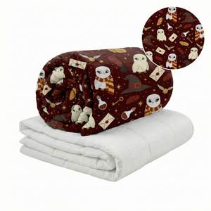 Original Therapiedecke - Zauberei Hedwig Gewichtsdecke mit Baumwollbezug für Kinder & Erwachsene